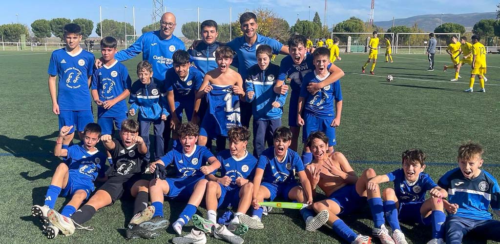 Equipo Infantil B del CD Cuéllar Balompié. | Foto: Jesús Santana |