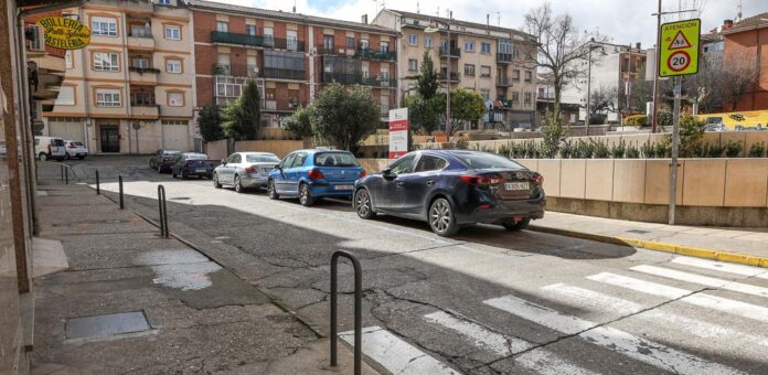 Calle Barcelona, en Cuéllar. | Foto: Gabriel Gómez |