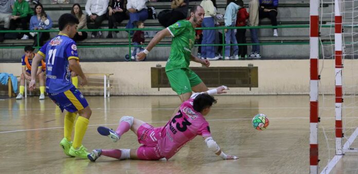 Partido entre el FS Cuéllar Cojalba y el Villaquilambre. | Foto: Gabriel Gómez |