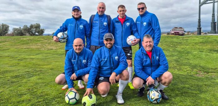 Equipo del Footgolf Cuéllar en la Superliga central. | Foto: Footgolf Cuéllar |
