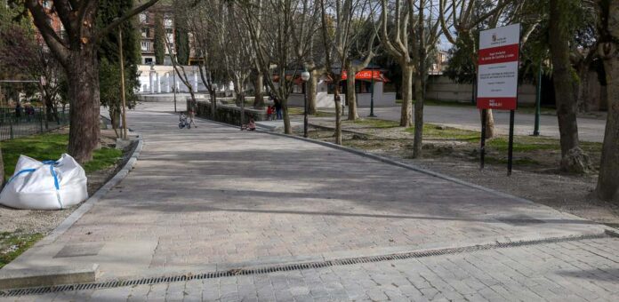 La Huerta de la Alegría tras los trabajos de pavimentación. | Foto: Gabriel Gómez |