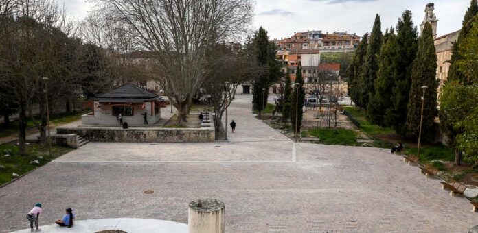 La Huerta de la Alegría tras los trabajos de pavimentación. | Foto: Gabriel Gómez |