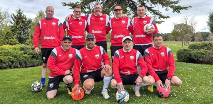 Equipo del Footgolf Cuéllar en la disputa del III Torneo Villa de Cuéllar, en 2025. | Foto: CD Cuéllar |