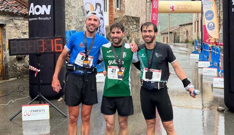 El cuellarano Carlos Velasco logra la segunda posición en el Trail Valle de Arbas