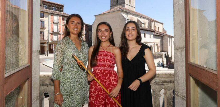 Marina Polo y Clara Olmos acompañarán a Ana Benito como damas de las fiestas de Cuéllar 2025