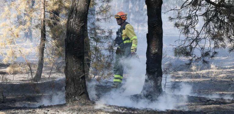 La Junta declara alerta de riesgo de incendios forestales por causas meteorológicas del 4 al 8 de agosto