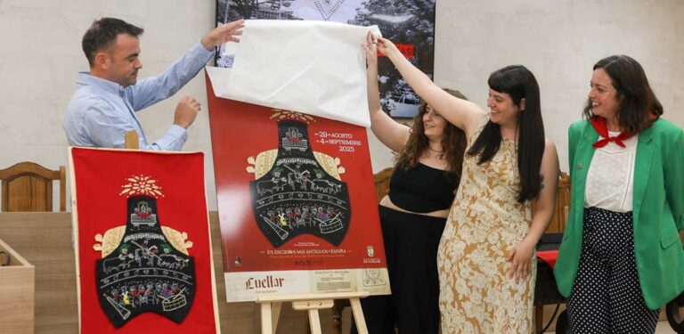 Sara Perlado y Julia Gómez son las autoras del cartel oficial de las fiestas de Cuéllar 2025
