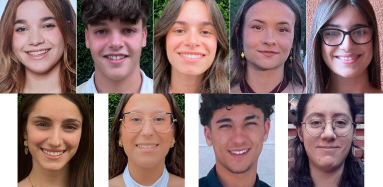 Nueve jóvenes representan a la juventud de Sanchonuño como reinas y reyes de las fiestas