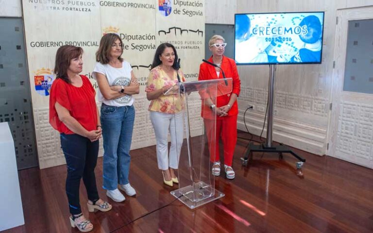 Más de doscientos menores se beneficiarán este curso del programa Crecemos que gestiona la Diputación de Segovia