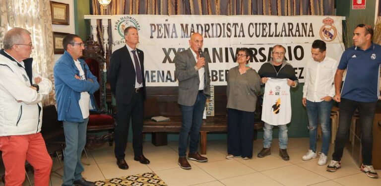 La Peña Madridista Cuellarana homenajea a Alberto González Bayón