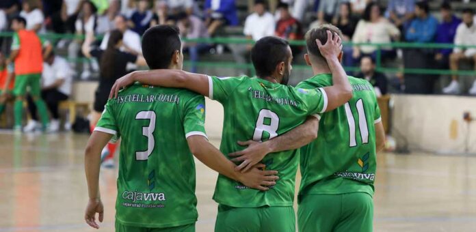 Partido disputado en Cuéllar entre el FS Cuéllar Cojalba y el Segosala en la temporada 2025-26. | Foto: Gabriel Gómez |