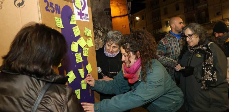 Cuéllar vuelve a salir el 25N para rechazar la violencia contra las mujeres