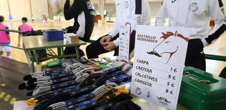 El Racing Cuéllar recauda fondos para Movember en los tres partidos que disputa hoy en Cuéllar