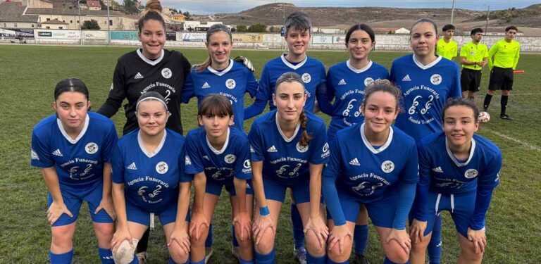 El líder somete al CD Cuéllar femenino en el adiós al 2025