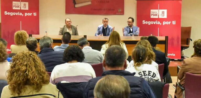 El PSOE de Segovia celebró en Cuéllar una jornada estratégica sobre industrialización y digitalización