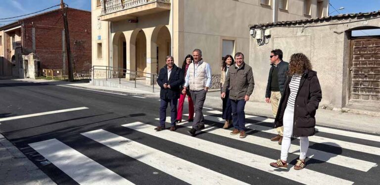 La Junta mejora la seguridad y la funcionalidad de la travesía de Vallelado