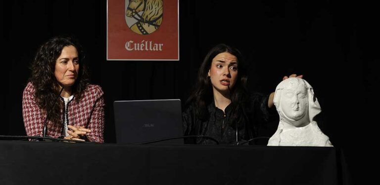 Avanza la restauración de la escultura que decoraba la fachada de la capilla de La Magdalena