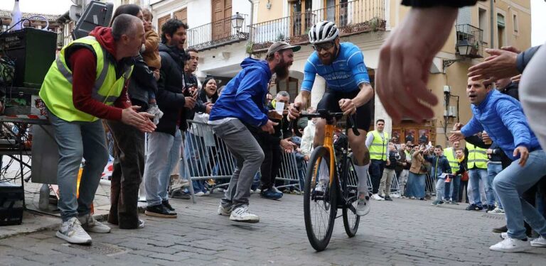El mallorquín Francesc Bennassar, vencedor de la XVIII Cronoescalada Subida al Castillo de Cuéllar