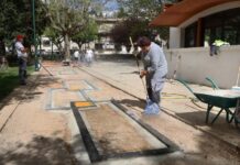 El Programa Mixto adecua la Huerta de la Alegría como zona de paseo Actuación del Programa Mixto de Formación y Empleo en Jardinería solicitado por el Ayuntamiento de Cuéllar para adecuar la Huerta de la Alegría. | Foto: Gabriel Gómez |