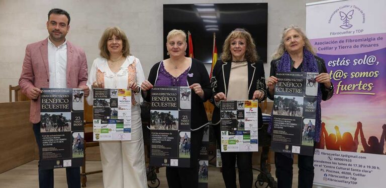 Cuéllar acogerá un espectáculo ecuestre a favor de la asociación de fibromialgia el sábado 23 de mayo