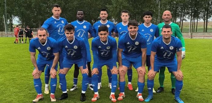 Once inicial del Cd Cuéllar en su partido en el campo del Turégano B. | Foto: CD Cuéllar |