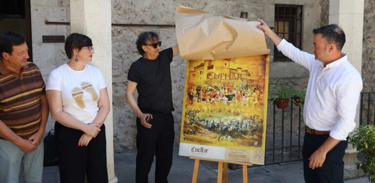 El cuellarano Enrique Madroño firma el cartel oficial de las fiestas de Cuéllar 2026