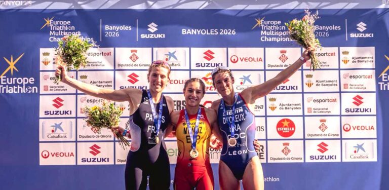 Marina Muñoz logra el bronce en acuatlón en el europeo de Banyoles
