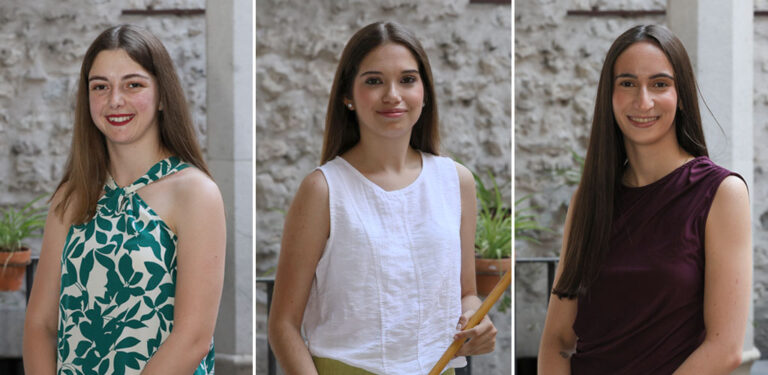 Natalia del Olmo y Laura Martín acompañarán a Judith Frutos como damas de las fiestas de Cuéllar 2026