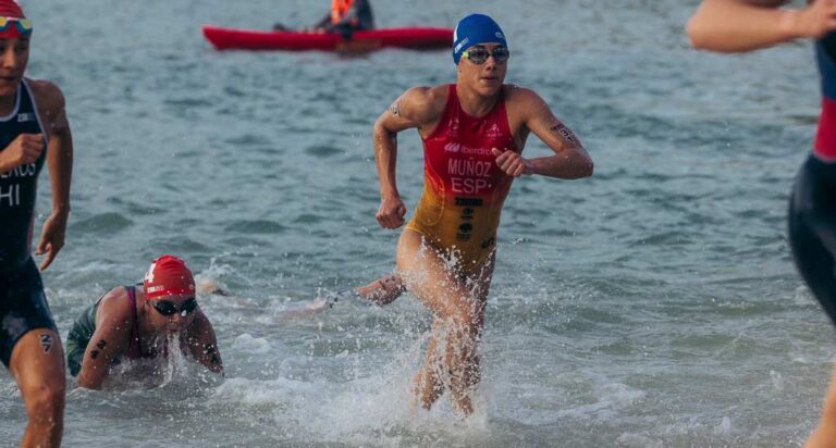 Marina Muñoz se quedó a las puertas de la final de la Copa del Mundo de Triatlón