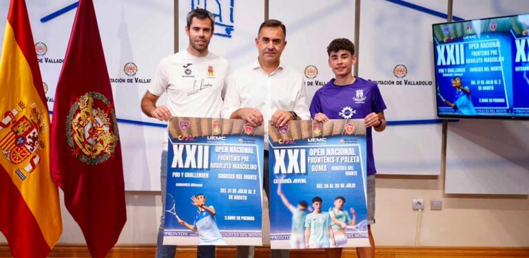 Cogeces del Monte acoge el XXI Torneo Nacional de Frontenis y Paleta Goma de categoría Juvenil