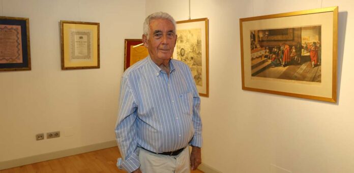 Exposición en Tenerías «Estampas de la lidia», de la colección privada de Noé Quintanilla. | Foto: Gabriel Gómez |