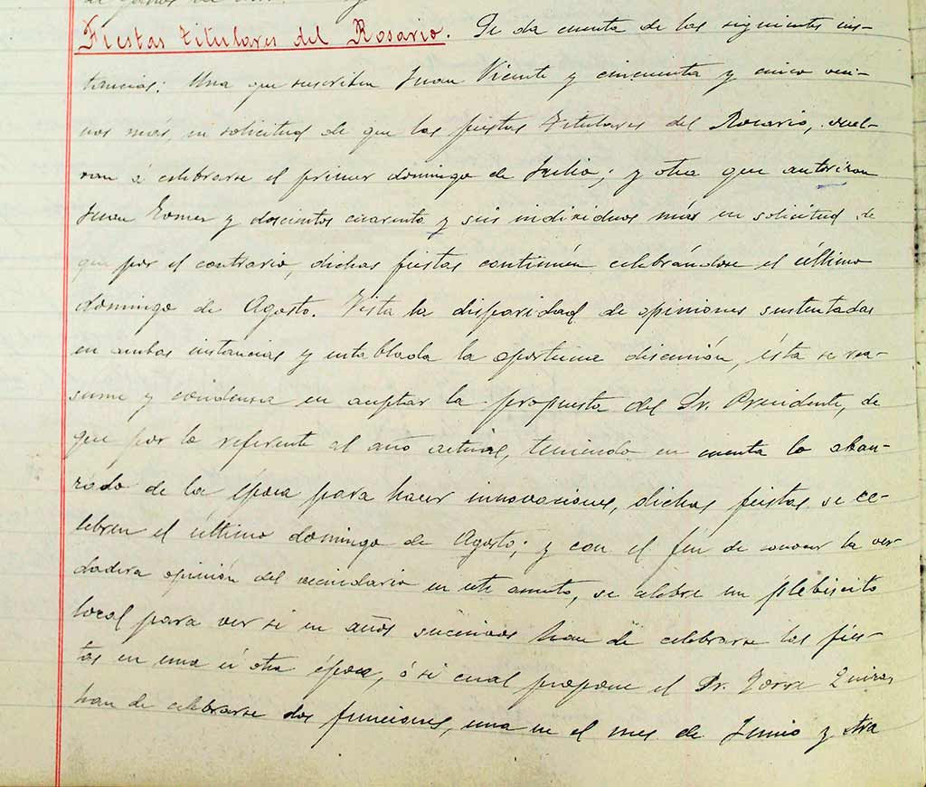 Libro de Actas de 1920. | Foto: Lucía Velasco |