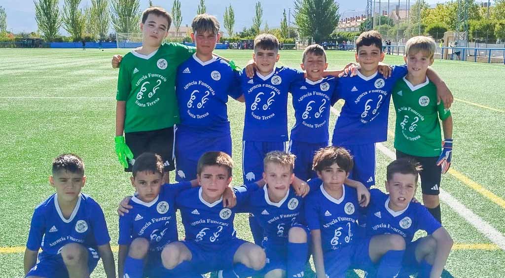 Equipo Alevín B del CD Cuéllar. | Foto: CD Cuéllar |