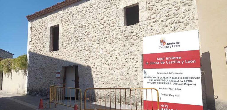 El nuevo local de la Policía Local de Cuéllar estará concluido en noviembre