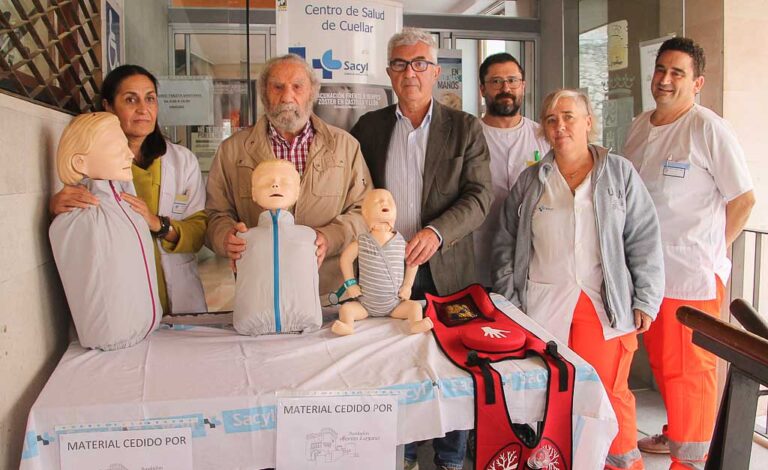 La Fundación Alonso Lozano cede material para la formación en Reanimación Cardiopulmonar al Centro de Salud de Cuéllar