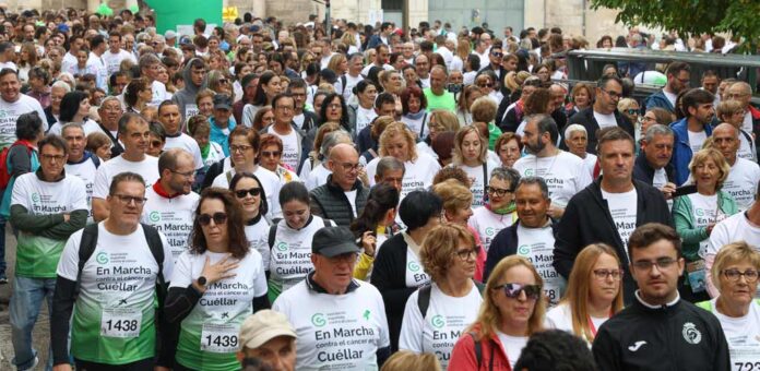 Marcha Contra el Cáncer de Cuéllar y Comarca 2026. | Foto: Gabriel Gómez |
